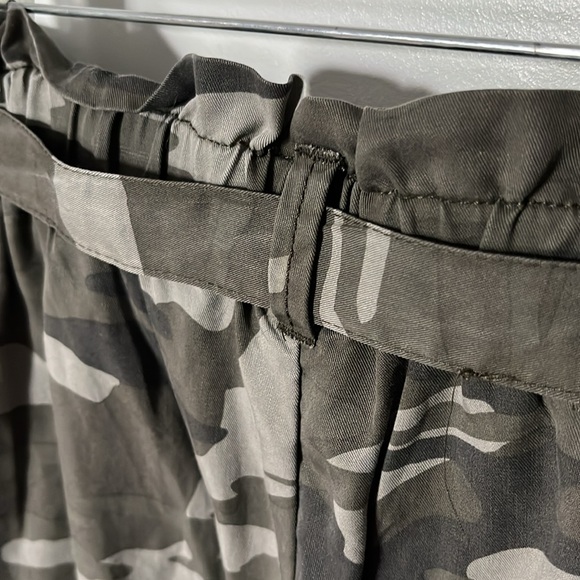 Express High Waisted Belted Cargo Pant - Picture 3 of 7